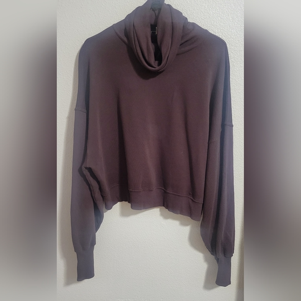 Agolde Balloon Sleeve turtleneck sweatshirt size small see description